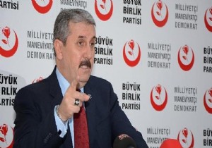 Mustafa Destici'den Erdoğan açıklaması