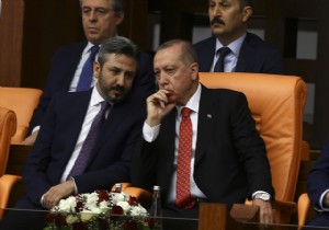 Erdoğan, TBMM'yi terk etti