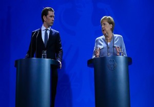 Merkel ve Kurz AB'nin dış sınırlarını korumayı istiyor