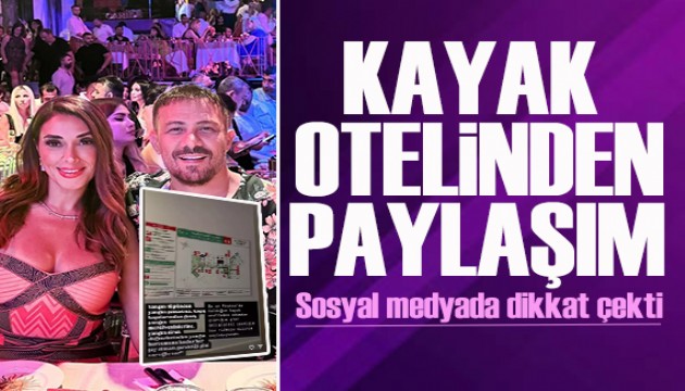 Zuhal Topal ve eşinden Fransa'da kayak oteli paylaşımı