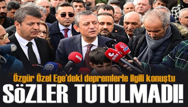 Özel Ege'deki depremlerle ilgili konuştu: Hazırlıklı olmak bizim elimizde