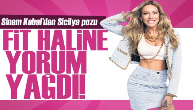 Sinem Kobal'dan Sicilya tatilinden iddialı pozlar!