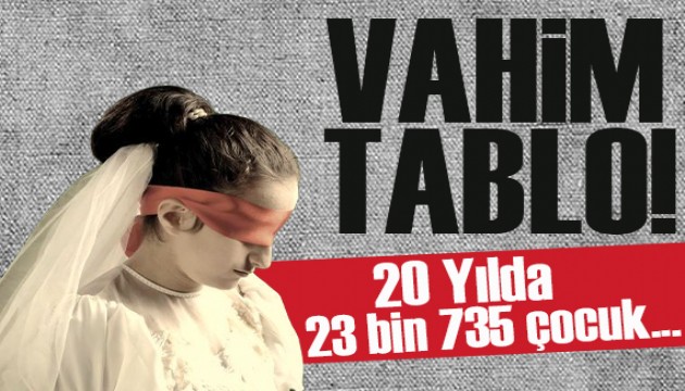 Vahim tablo! Türkiye’de son 20 yılda 23 bin 735 çocuk anne oldu