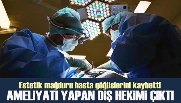 Geçirdiği estetik operasyon sonrası göğüslerini kaybetti!