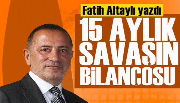 Fatih Altaylı yazdı: Ne siyonist yandaşlığım kaldı, ne İsrail’e satılmışlığım