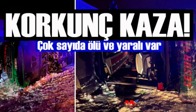 Bingöl’de yolcu otobüsü devrildi: Yeni atanan doktor ve eşi öldü, 16 yaralı