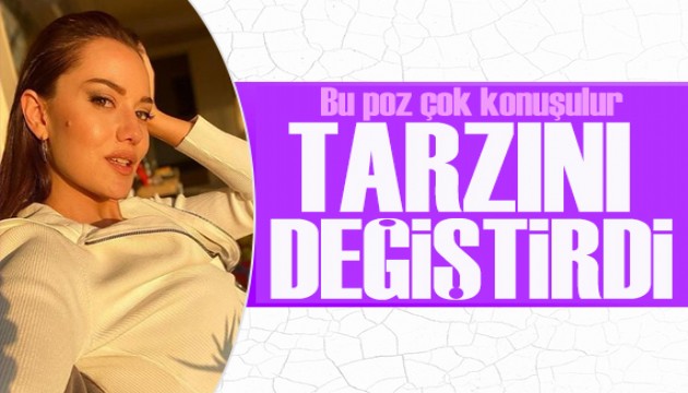 Fahriye Evcen yeni imajını paylaştı