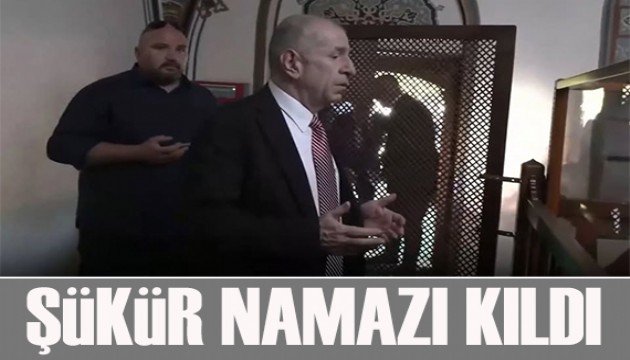 Ümit Özdağ şükür namazı kıldı