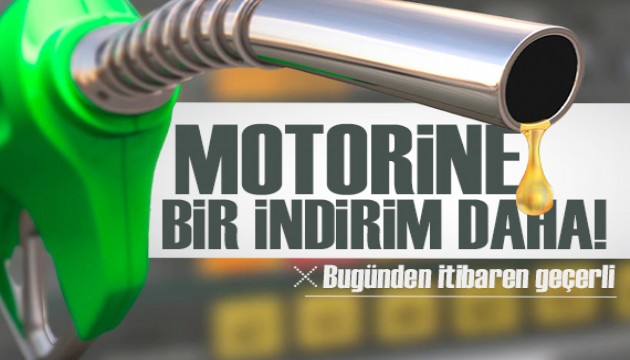 Motorine bir indirim daha! İşte güncel akaryakıt fiyatları...