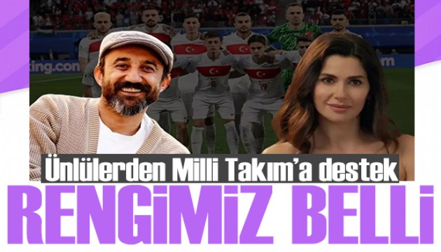 Ünlü isimlerden milli maç öncesi destek paylaşımları: Rengimiz belli...