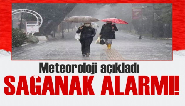 Meteoroloji açıkladı: Sıcaklıklar düşüyor, sağanak yağış uyarısı