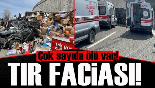 Çankırı'da TIR faciası: Çok sayıda ölü ve yaralı var