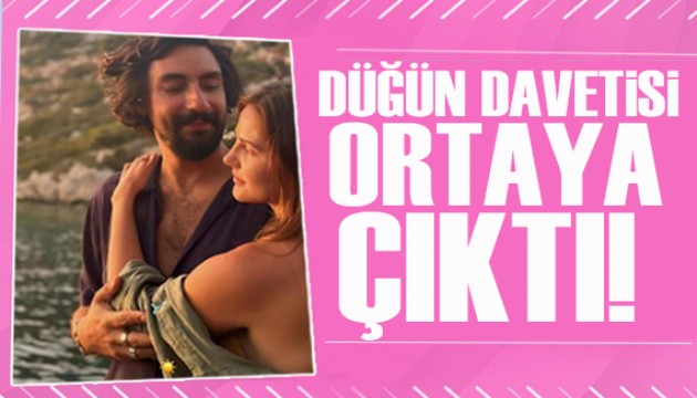 Alina Boz ile Umut Evirgen’in düğün davetiyesi ortaya çıktı!