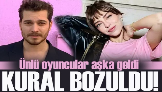 Çağatay Ulusoy ve Aslıhan Malbora'dan aşk pozu