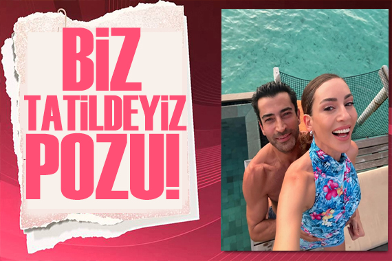 Sinem Kobal ve Kenan İmirzalıoğlu’ndan romantik tatil karesi!