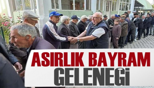 Çanakkale’de asırlık gelenek! 'Bayram halkası' oluşturuldu