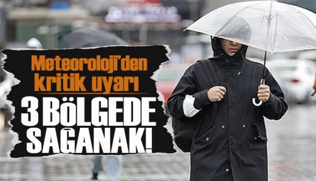 Son dakika hava durumu: 3 bölgede sağanak, sıcaklıklar ise artıyor