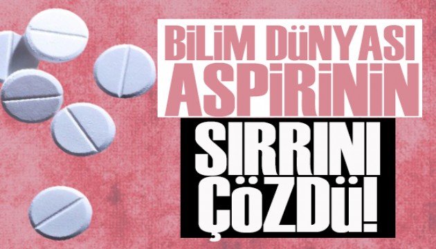 Bilim dünyası aspirinin sırrını çözdü