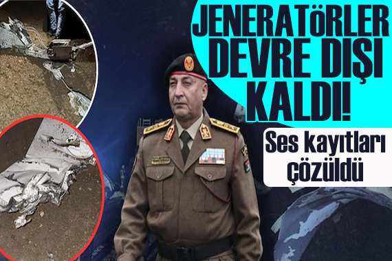 Ankara'da düşen Libya uçağının ses kayıtları çözüldü