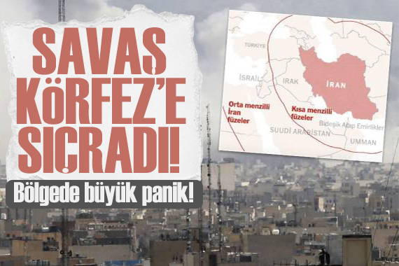 Bölgede büyük panik! İran, Kuveyt ve Bahreyn’i vurdu