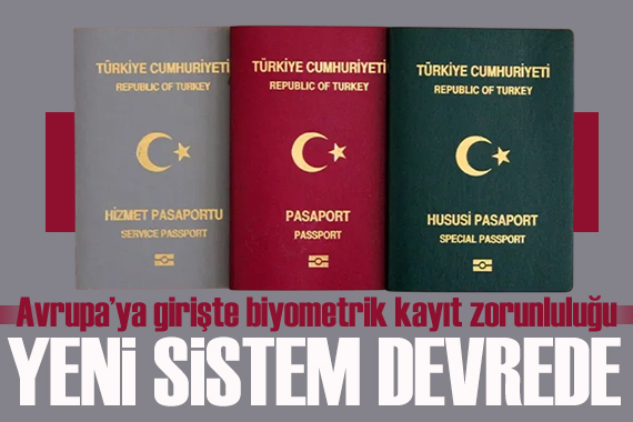 Avrupa'ya girişte biyometrik kayıt zorunluluğu geliyor