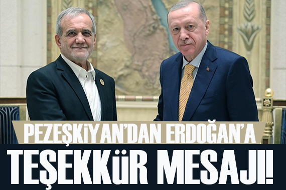 Pezeşkiyan'dan Erdoğan'a Türkçe teşekkür