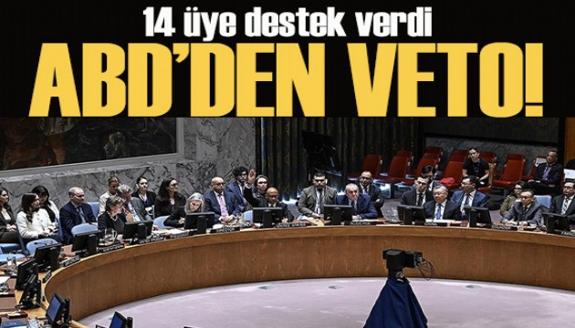 ABD'den, Gazze'de ateşkes tasarısına veto