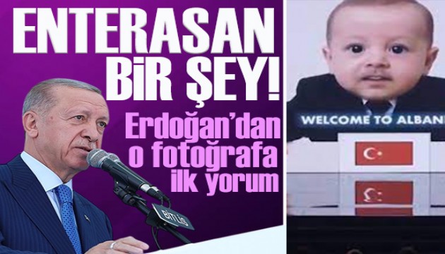 Erdoğan yapay zekayla oluşturulan bebeklik fotoğrafını yorumladı
