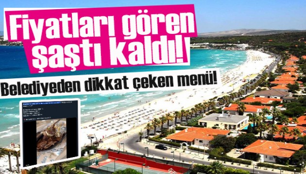 Belediyeden dikkat çeken menü! Fiyatları gören şaştı kaldı