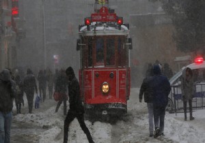 İstanbul için kar ve fırtına alarmı