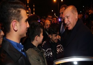 Erdoğan'dan öğrencilere sürpriz