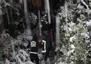 Kar fotoğrafı çekerken uçuruma düştü