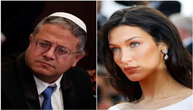 İsrail Ulusal Güvenlik Bakanı Ben-Gvir ve Bella Hadid birbirine girdi!