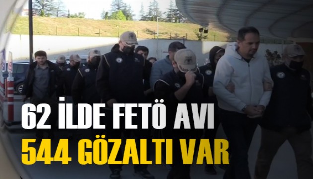 62 ilde FETÖ operasyonu: 544 gözaltı