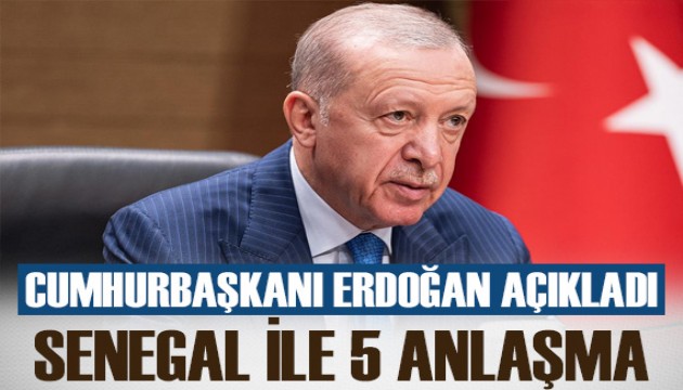 Cumhurbaşkanı Erdoğan, Senegalli mevkidaşı ile bir araya geldi