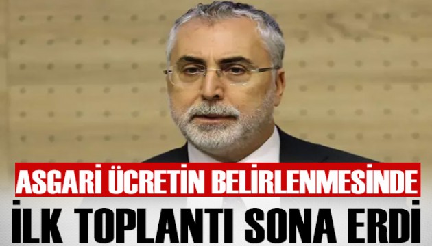 Asgari ücrette ilk toplantı sona erdi