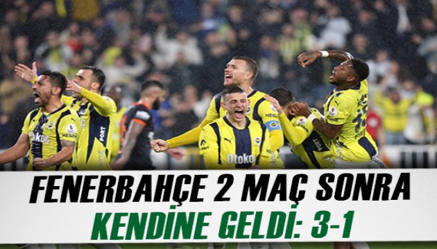 Fenerbahçe, Başakşehir'i golcüleriyle geçti