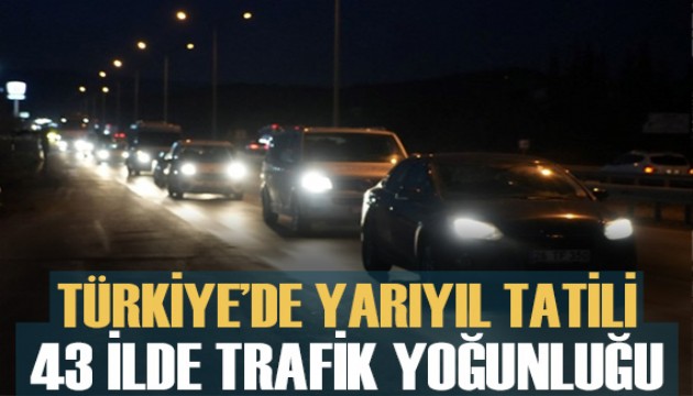 Türkiye'de yarıyıl tatili trafiği