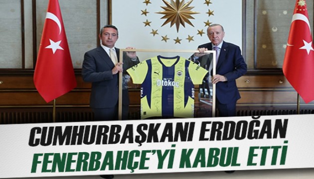 Cumhurbaşkanı Erdoğan, Fenerbahçe Yönetimi'ni kabul etti