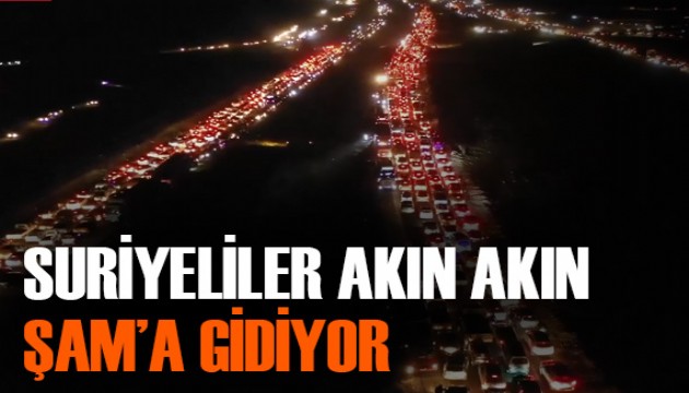 Suriyeliler akın akın Şam'a gidiyor