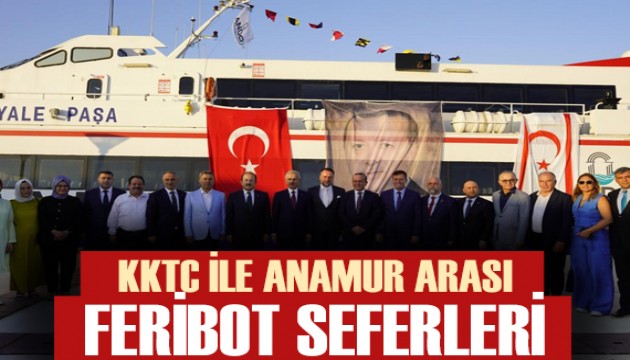 KKTC ile Anamur arasında feribot seferleri