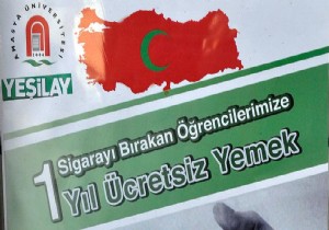 Sigarayı bırakan öğrencilere ücretsiz yemek