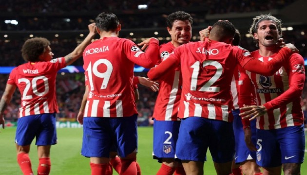 Atletico Madrid avantajı kaptı