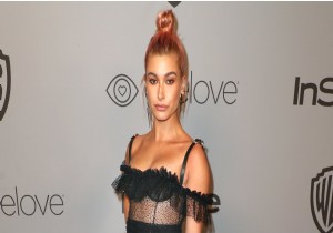 Hailey Baldwin elbisesiyle nefes kesti!