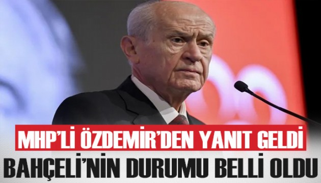 MHP'li Özdemir'den 'Bahçeli hastaneye kaldırıldı' iddiasına yanıt