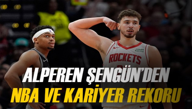 Alperen Şengün'den kariyer ve NBA rekoru