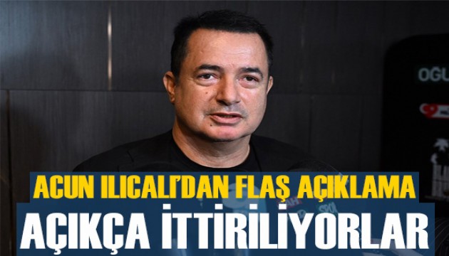 Acun Ilıcalı'dan Galatasaray için şok sözler: 'Açıkça ittiriliyorlar'