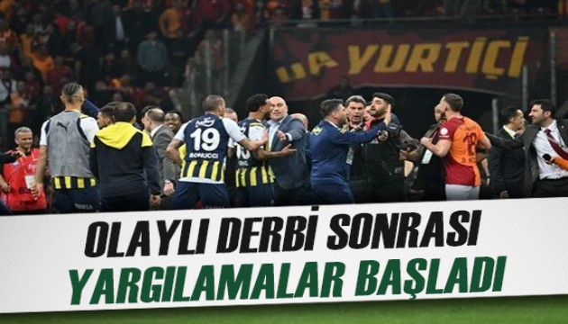 Derbi sonrası yaşanan olaylara ilişkin 5 kişinin yargılanmasına başlandı