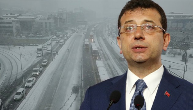 İmamoğlu'ndan İstanbullulara kar uyarısı