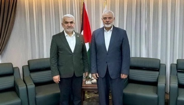 HÜDA PAR lideri Yapıcıoğlu, HAMAS lideriyle buluştu